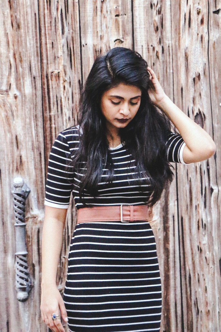 closeup portrait shots brown belt stripes 