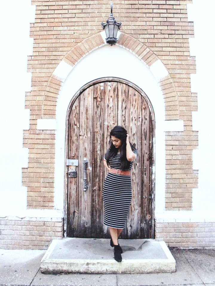 pretty doorway striped dress 